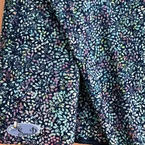 45" Batik Rayon - Valhalla - Navy Jewel  [ 32" CUT ONLY ]