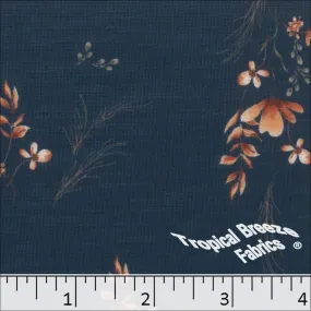 Bulgari Floral Knit Print Dress Fabric 32943