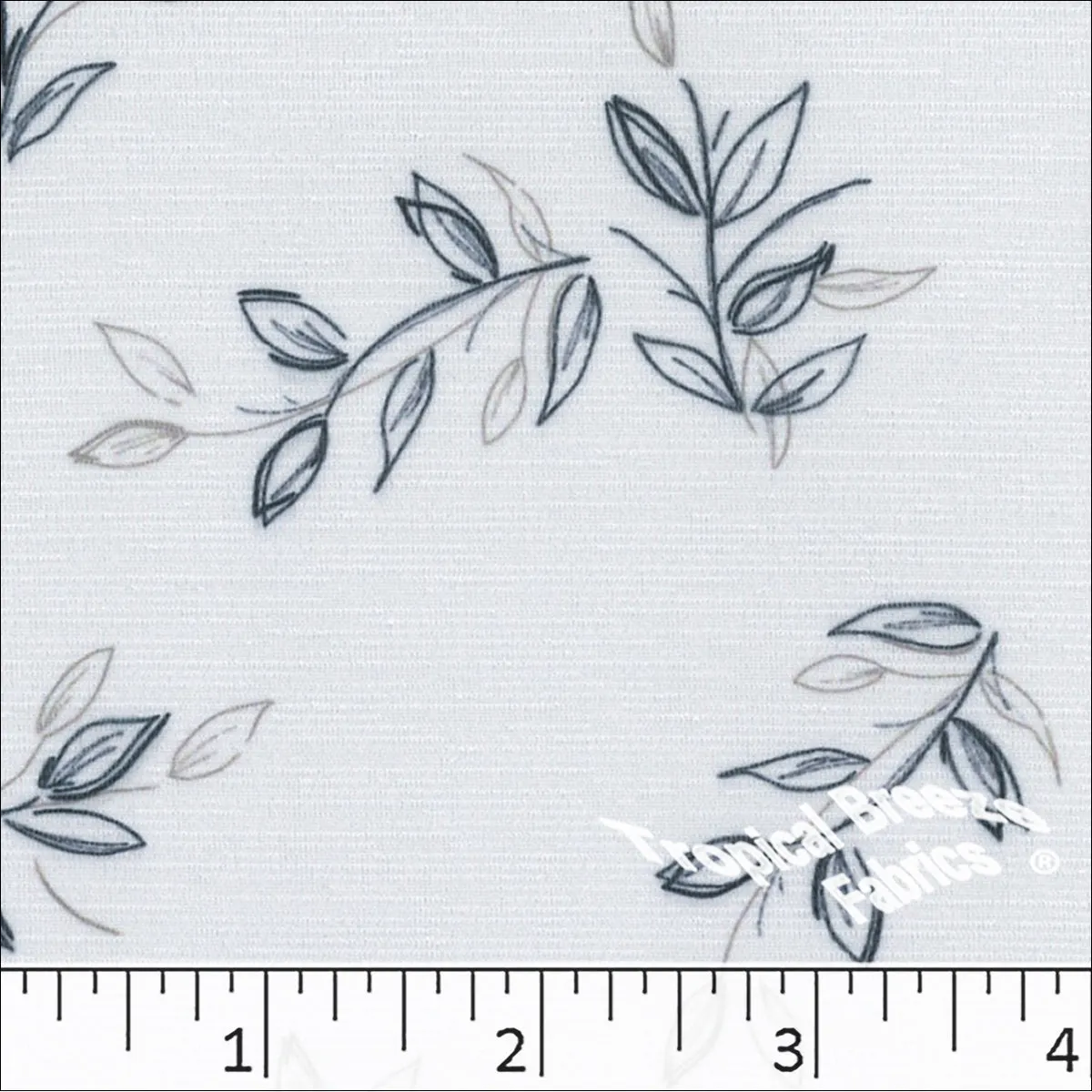 Bulgari Leaf Knit Print Dress Fabric 32944
