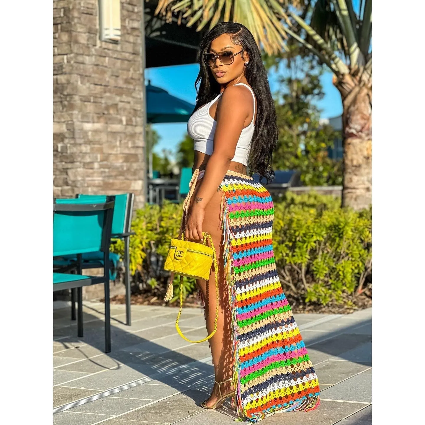 Cancun Vibe Crochet Skirt