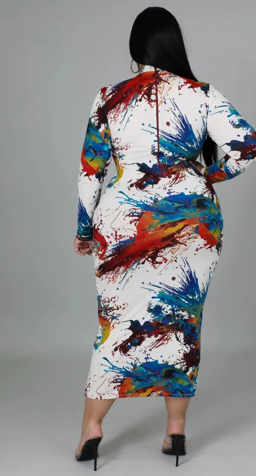 Colorful Splat Dress