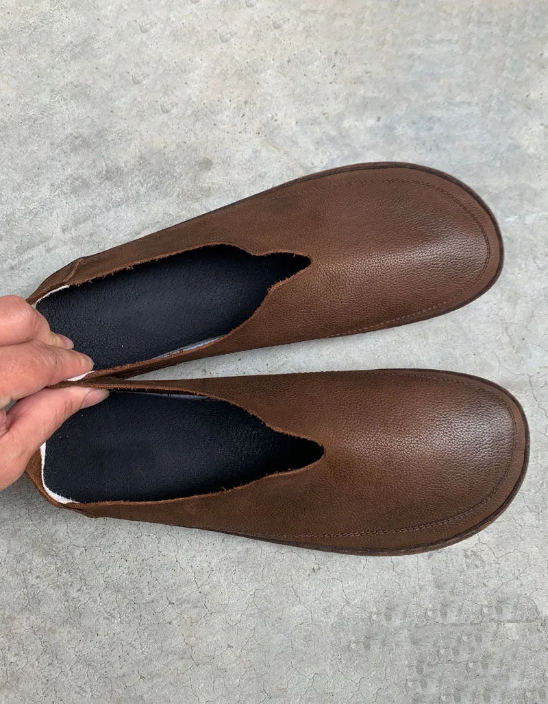 Comfortable Leather Handmade Retro Flats for Men