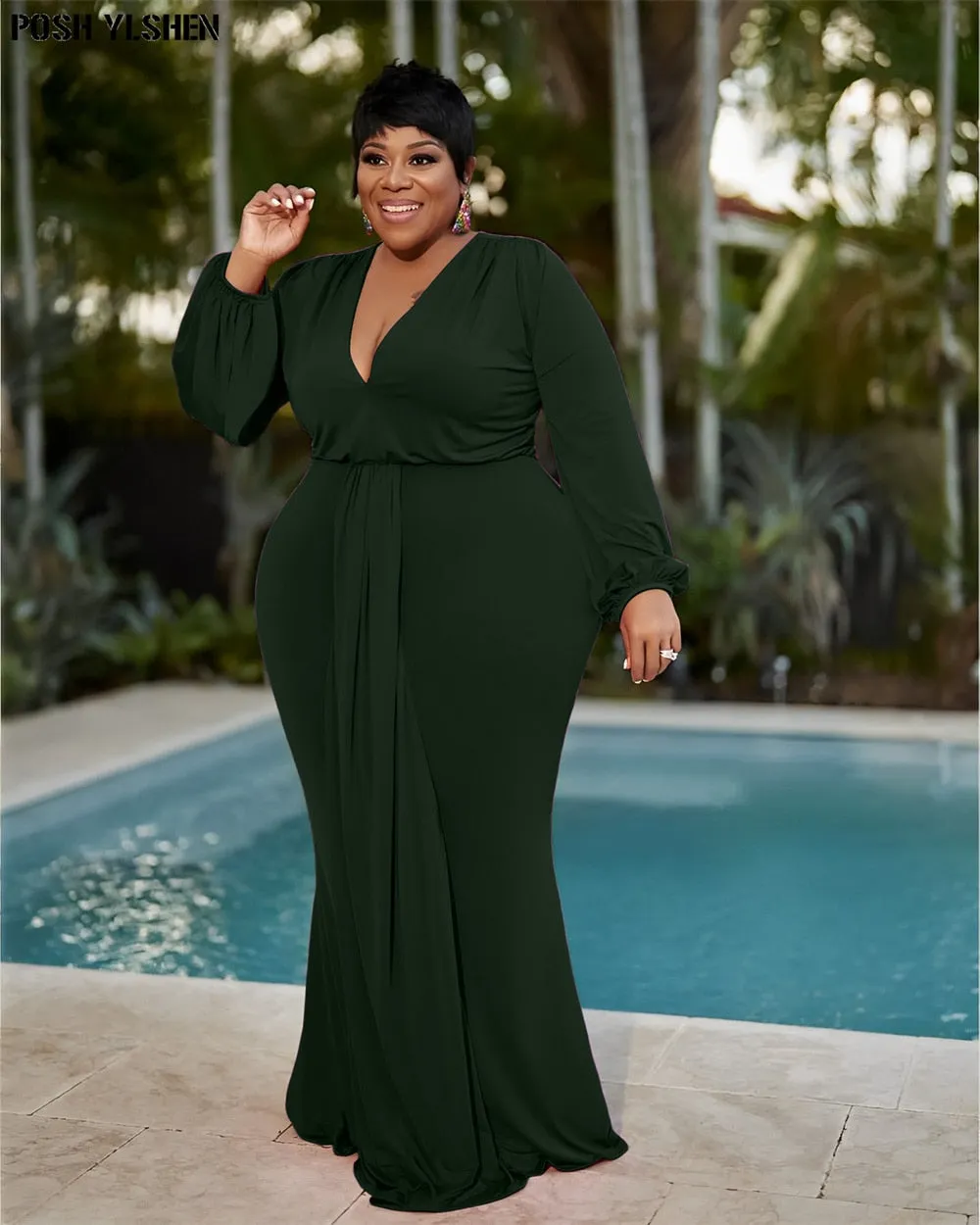 Elegant Bodycon Maxi Dress