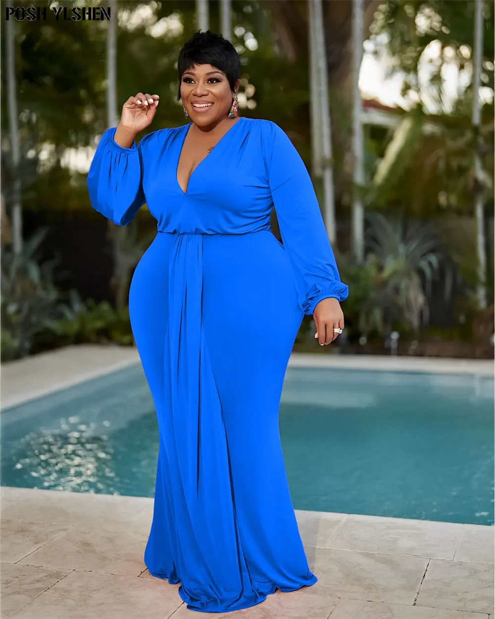 Elegant Bodycon Maxi Dress