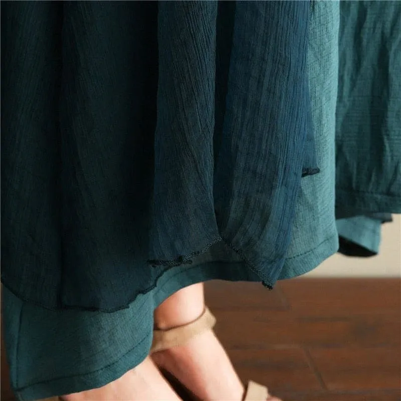 Embroidery Elegant Two-Pieces Dress