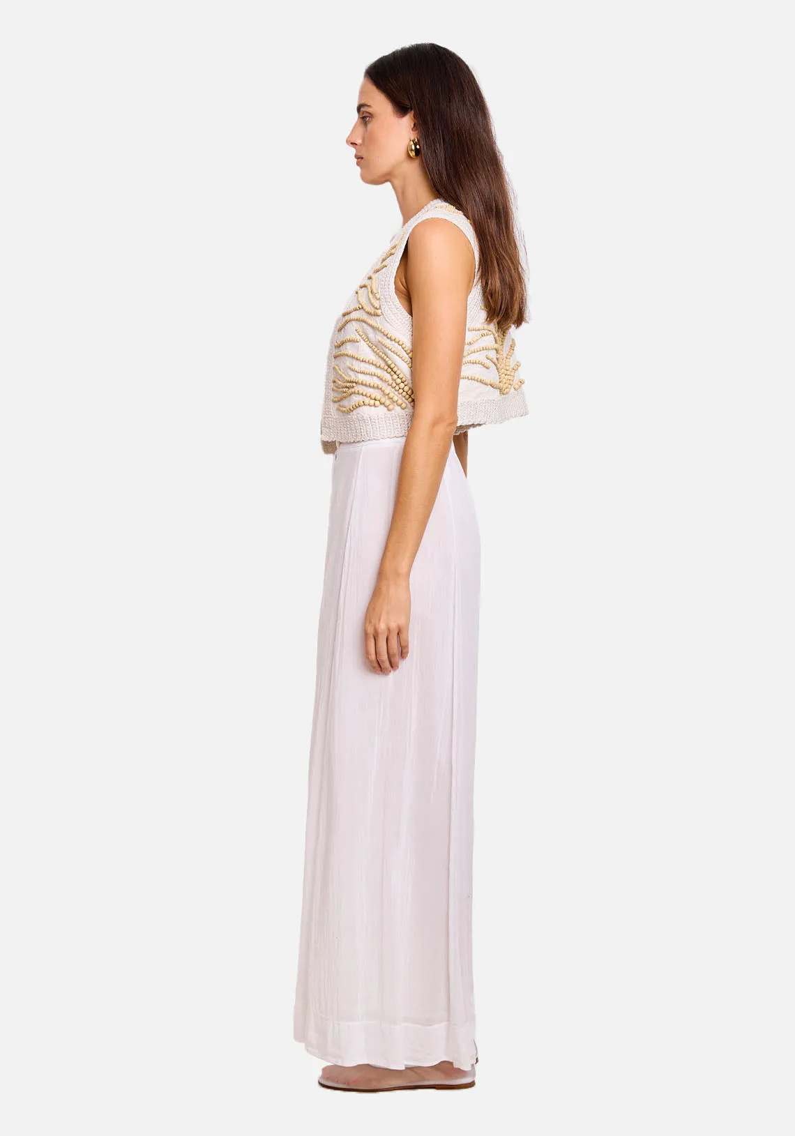 EMOTIONS EMBROIDERY JAQUARD VEST