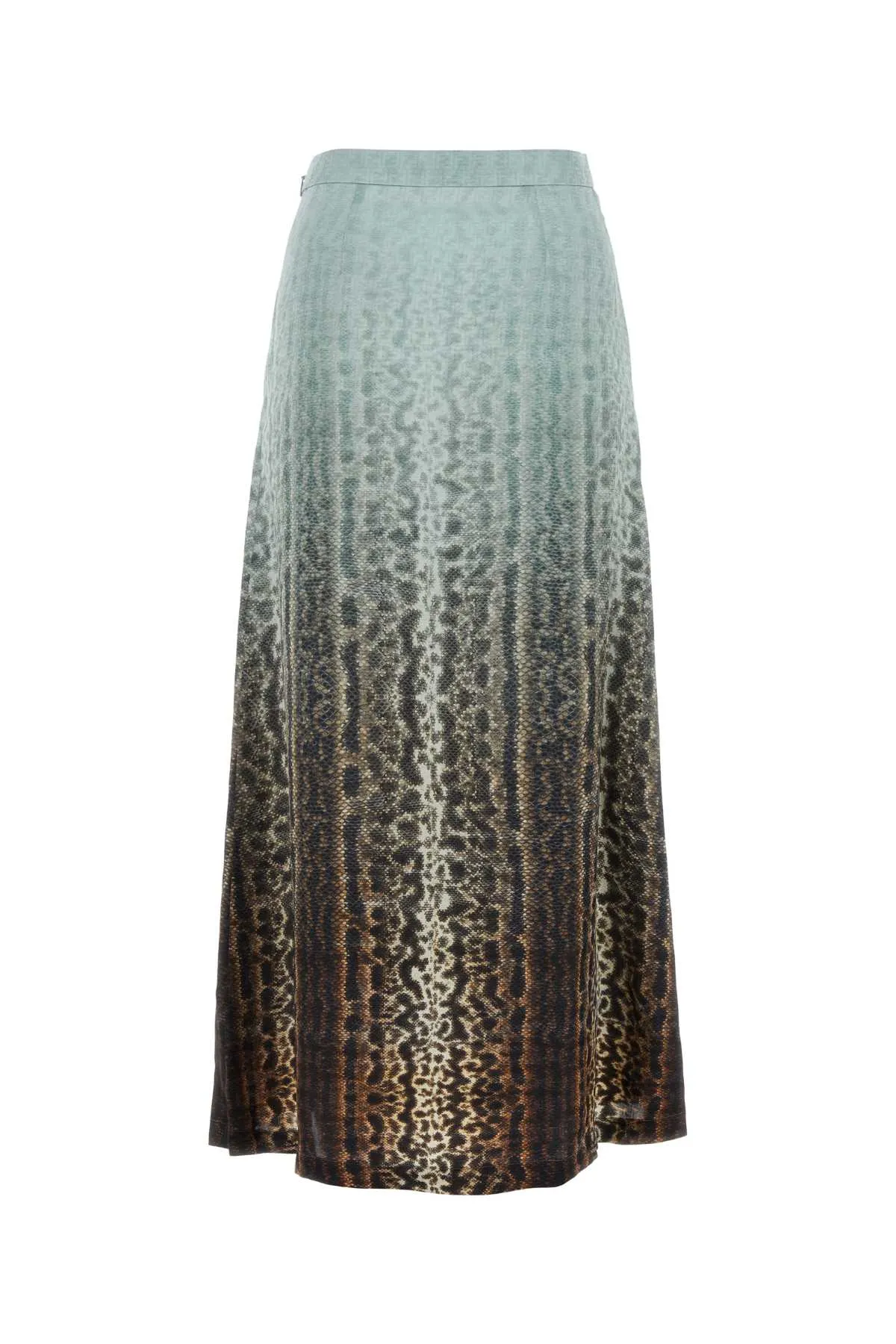 FENDI Silk Printed Mini Skirt