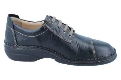 Finn Comfort Women's Lexington Shoes- Plissee Schwarz