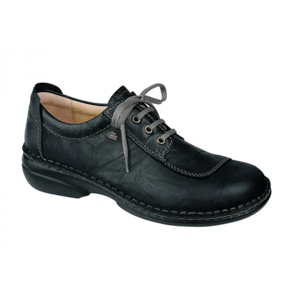 Finn Comfort Women's Lexington Shoes- Plissee Schwarz