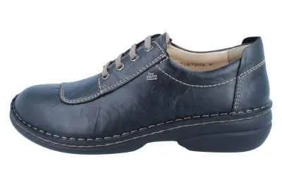 Finn Comfort Women's Lexington Shoes- Plissee Schwarz