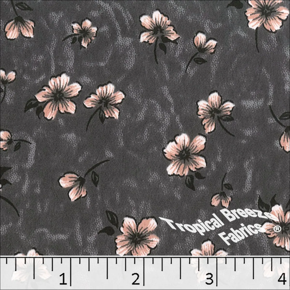 Floral Koshibo Print Polyester Dress Fabric 048422
