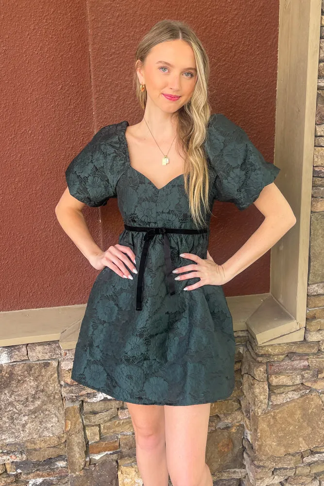 Forest Nights Dress-Green