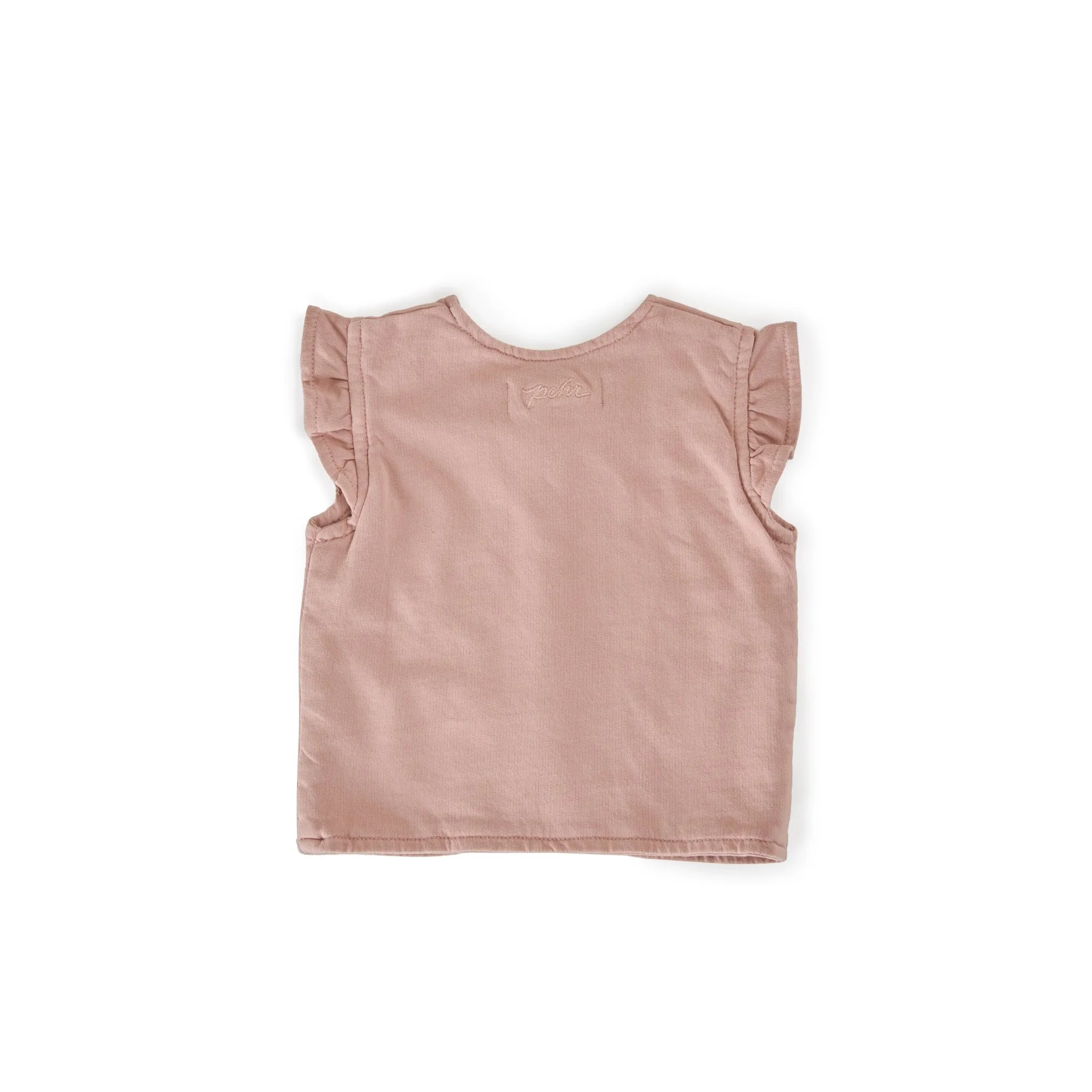 French Terry Ruffle Vest