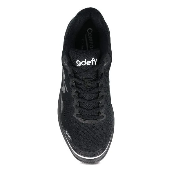 Gravity Defyer Men's Mighty Walk Athletic Shoes- Black/ Grey