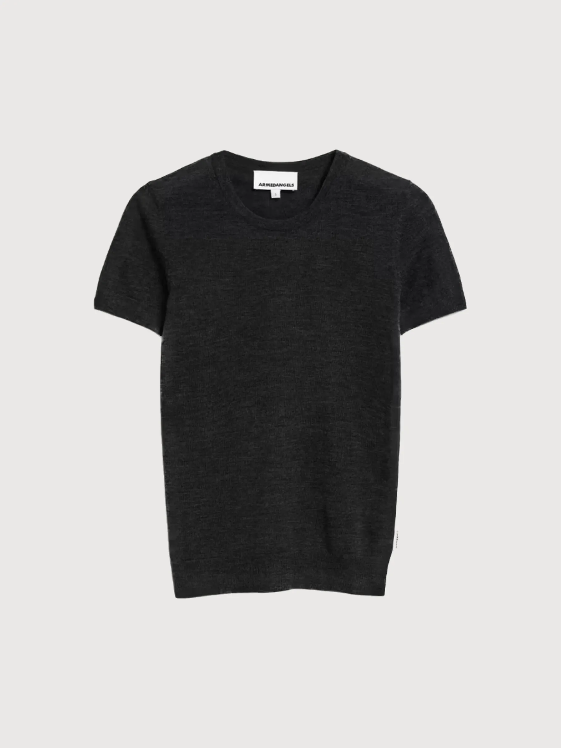 Guiliaa Merino Steel Melange T-shirt | Armedangels