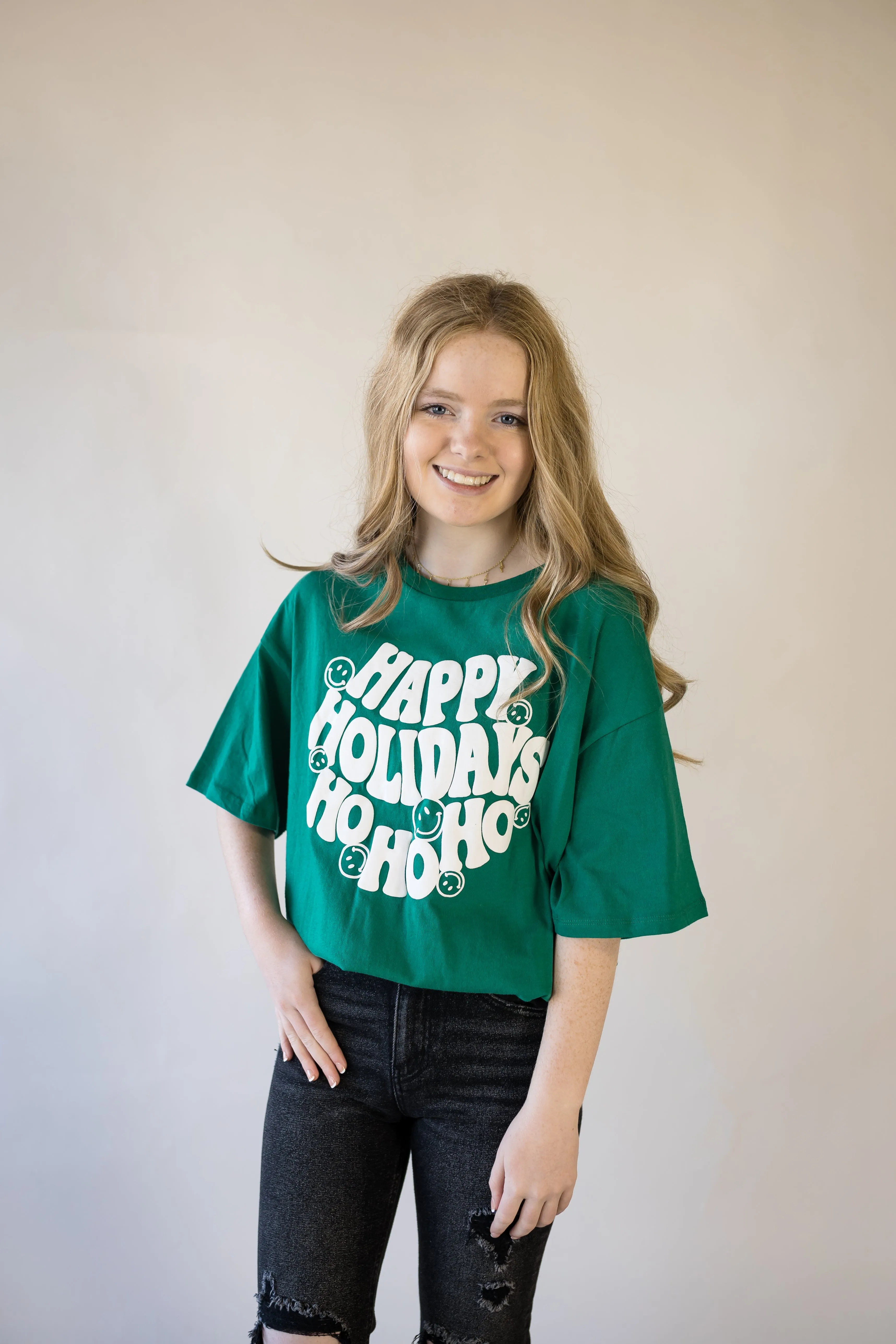 'Happy Holidays' Tee