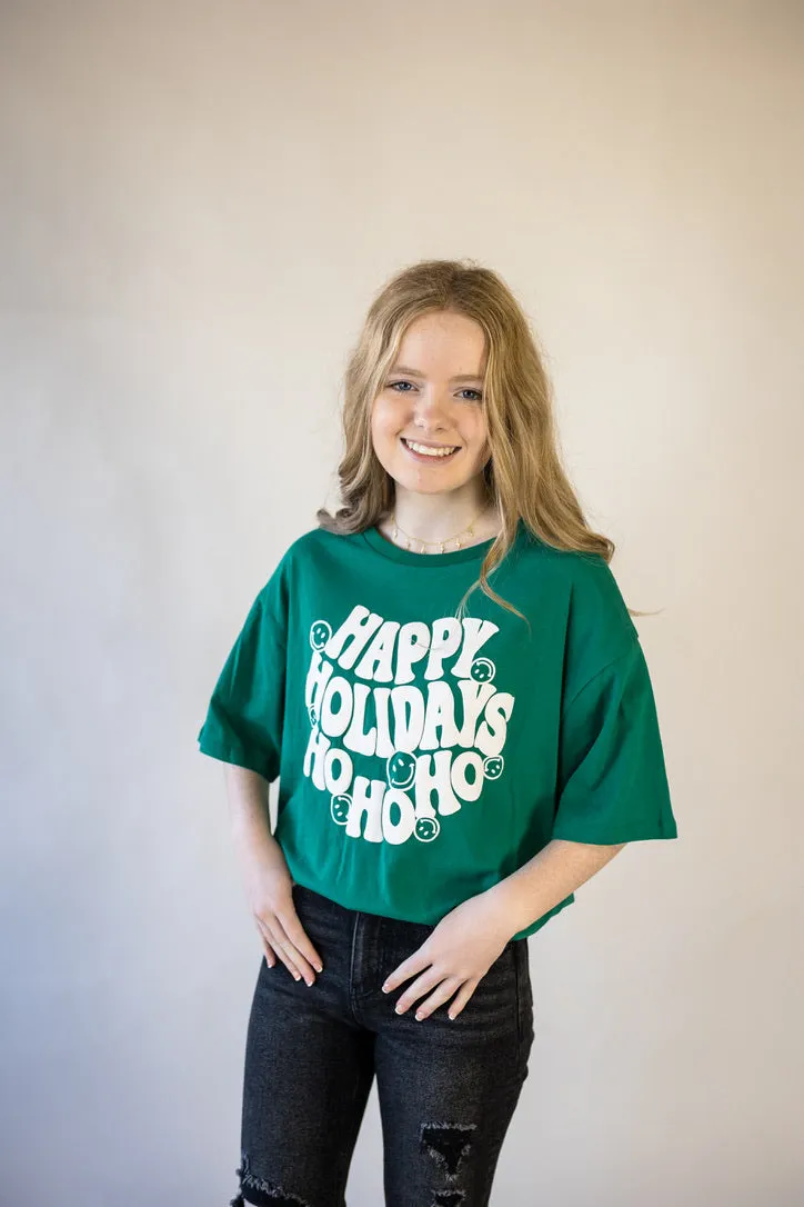 'Happy Holidays' Tee