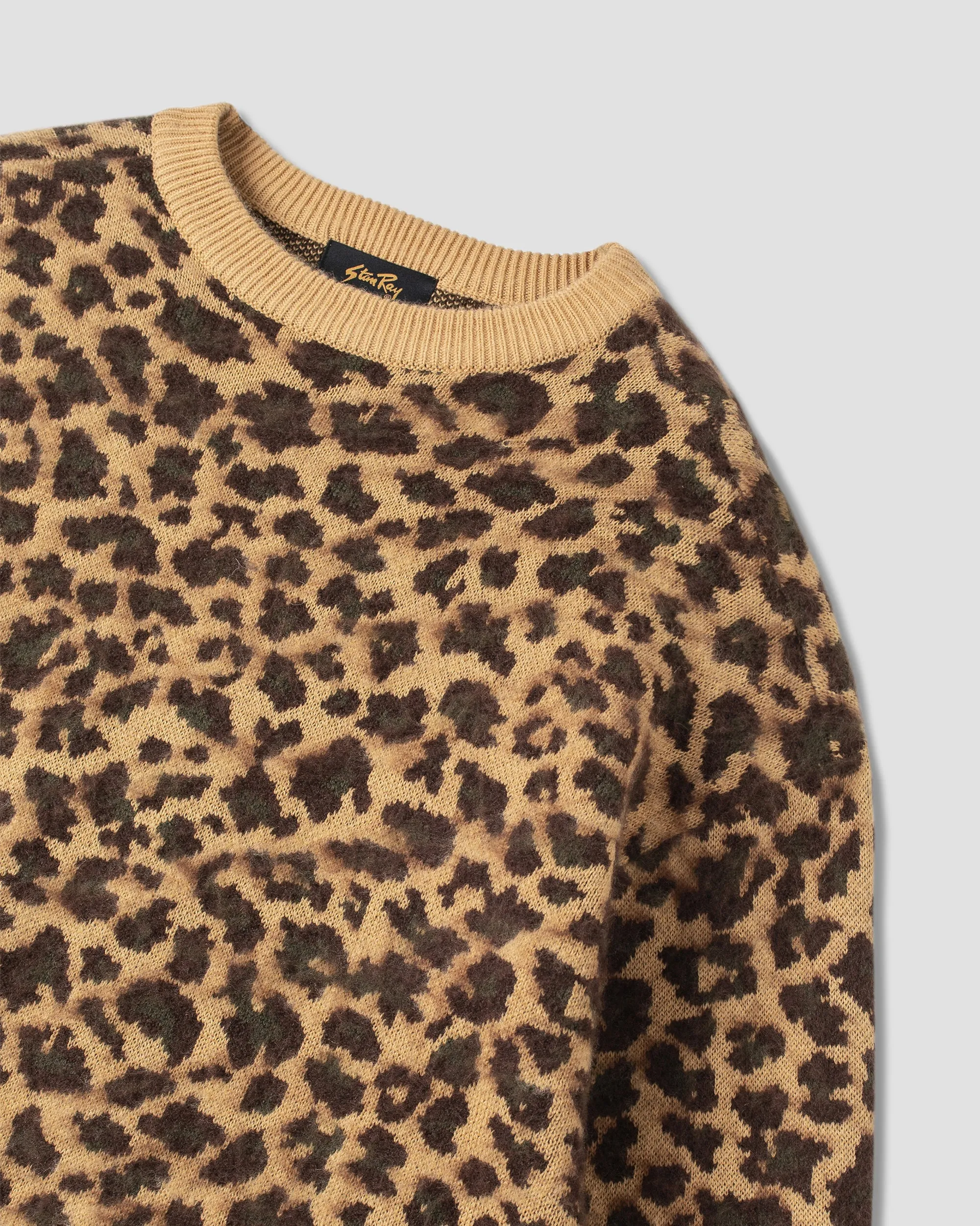Knitted Sweater (Leopard Camo Mohair)
