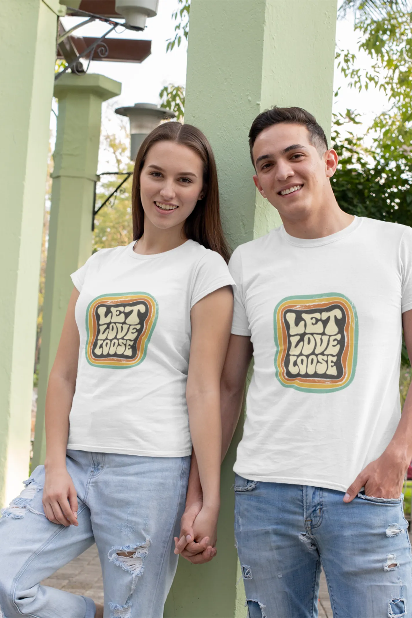 Let Love Loose Printed T-shirt for women