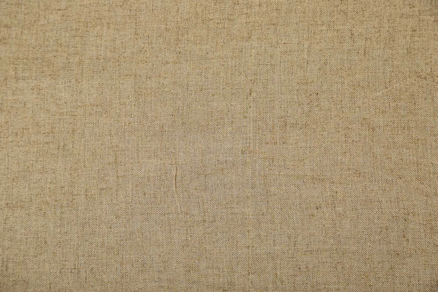 Light Beige Plain 55X45 Cotton Linen Fabric