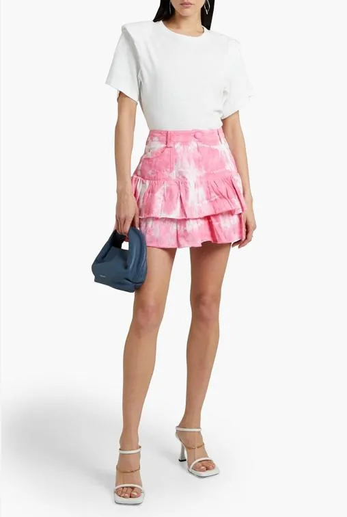LoveShackFancy Tie Dye Skirt