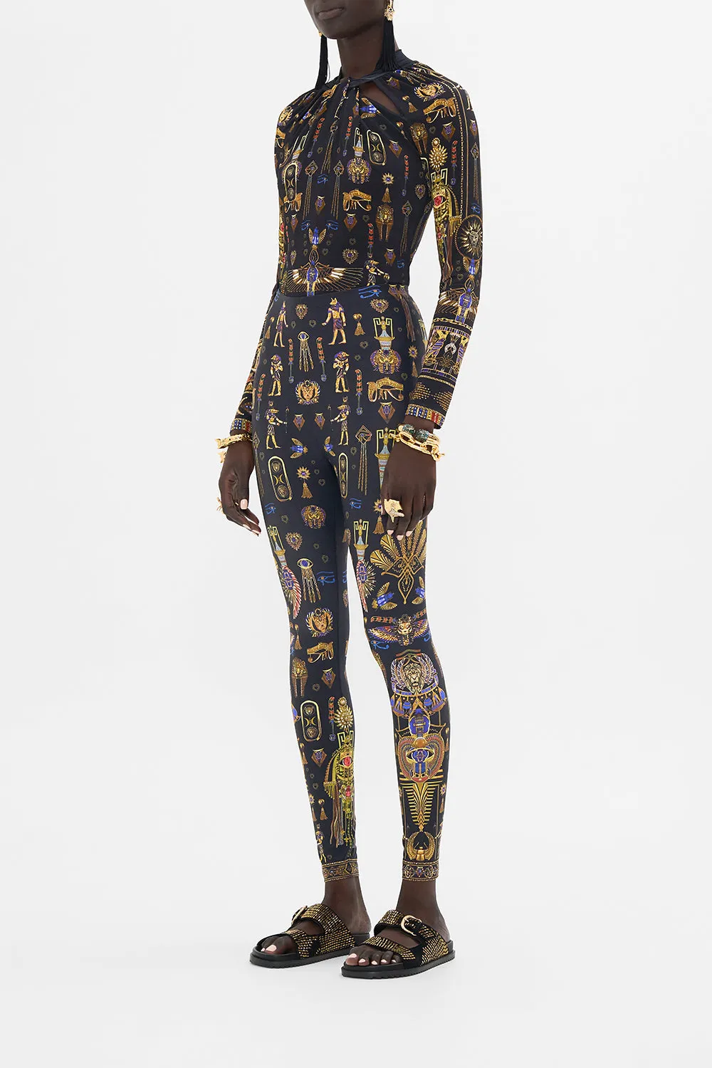 LUSTRE PRINTED LEGGING CARTOUCHE KINGDOM