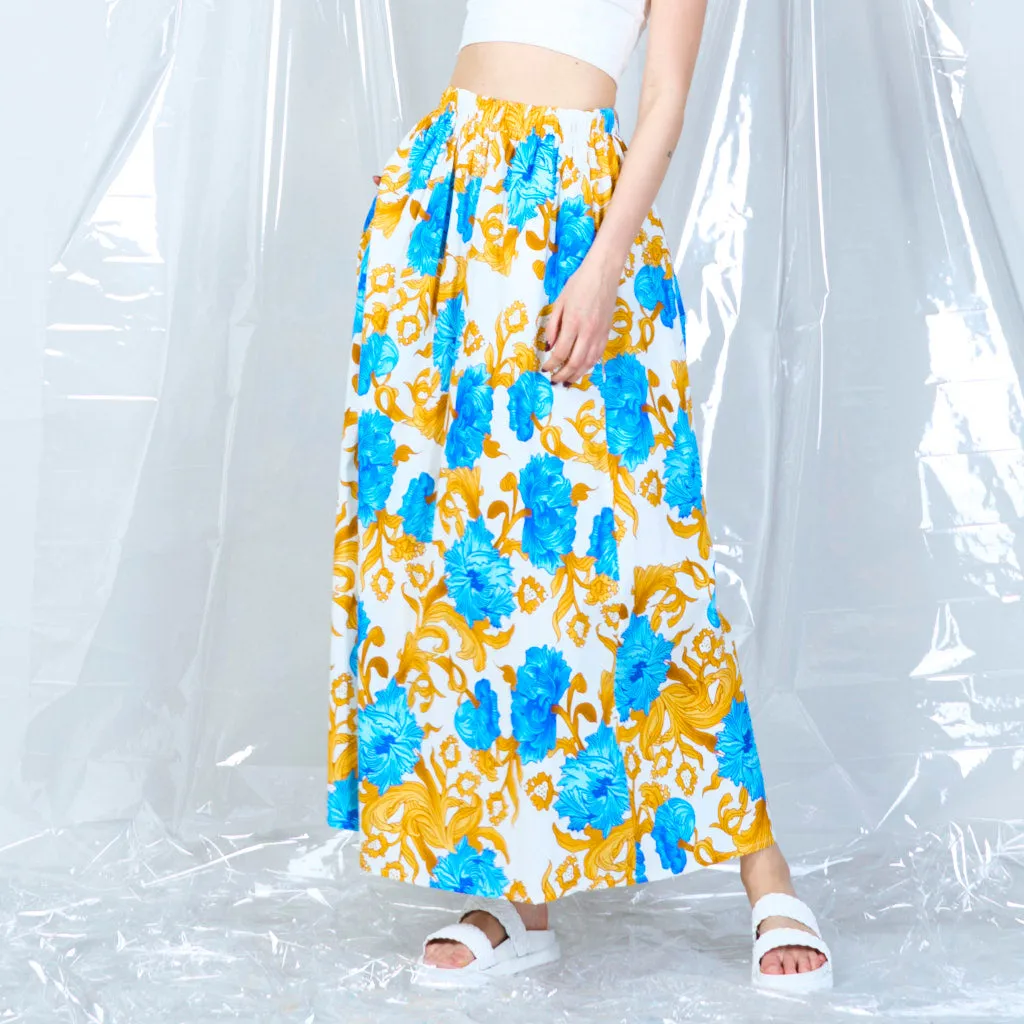 Maxi floral skirt wholesale