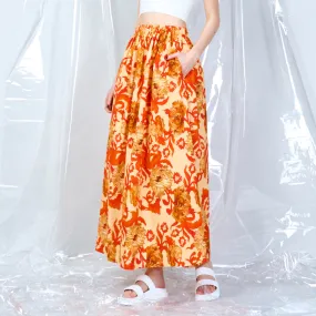 Maxi floral skirt wholesale