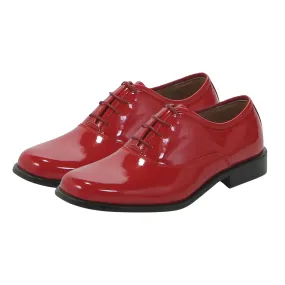 Men's Gangster Vinyl Tuxedo Adult Red Costume Shoes