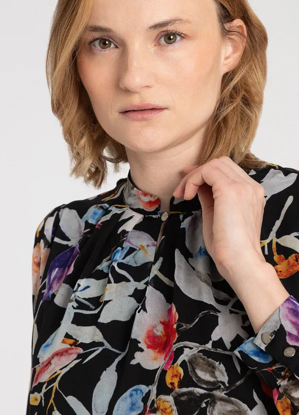 MORE&MORE<BR>
Chiffon Top<BR>
Floral<BR>