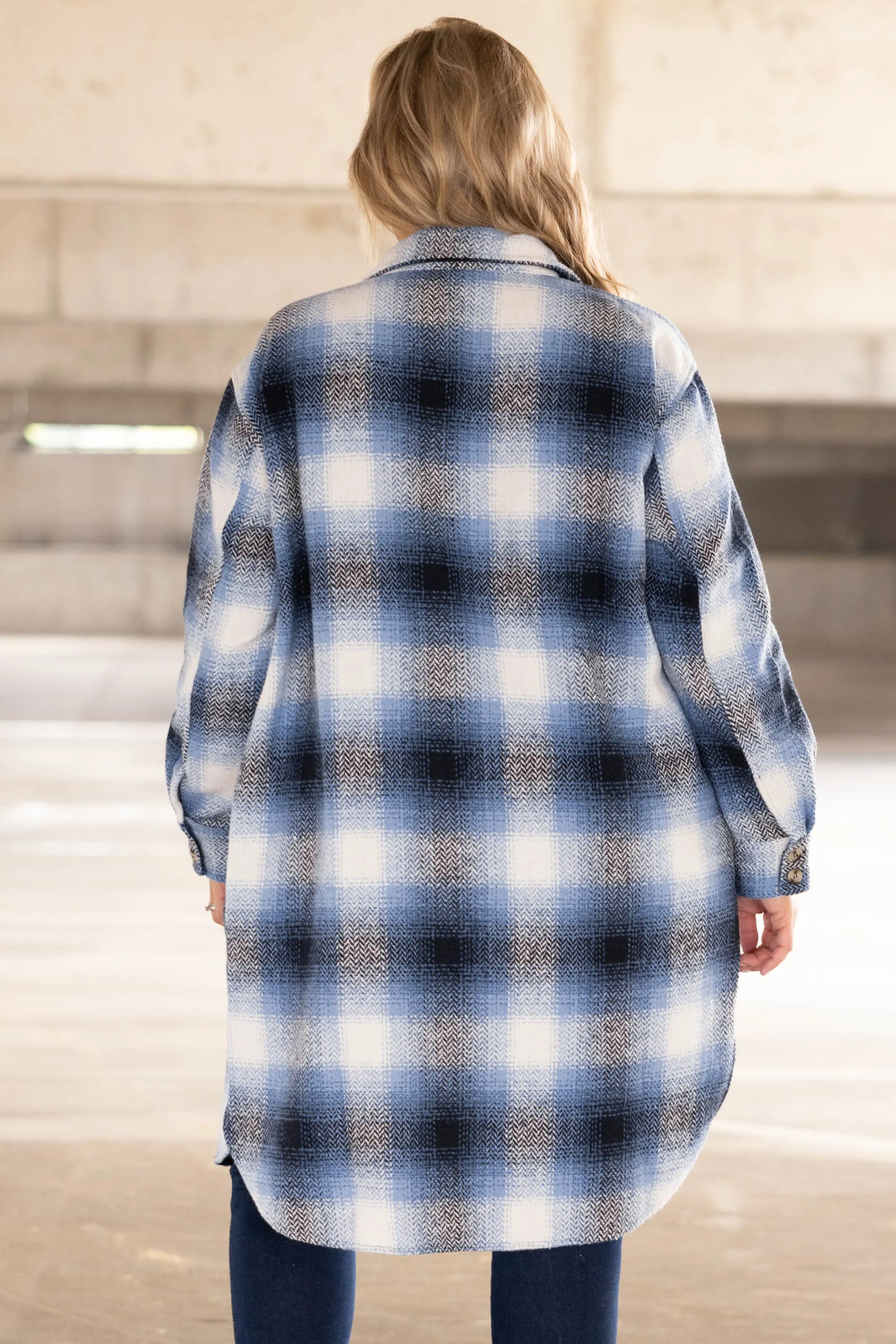 Outdoor Nights Coat, Blue