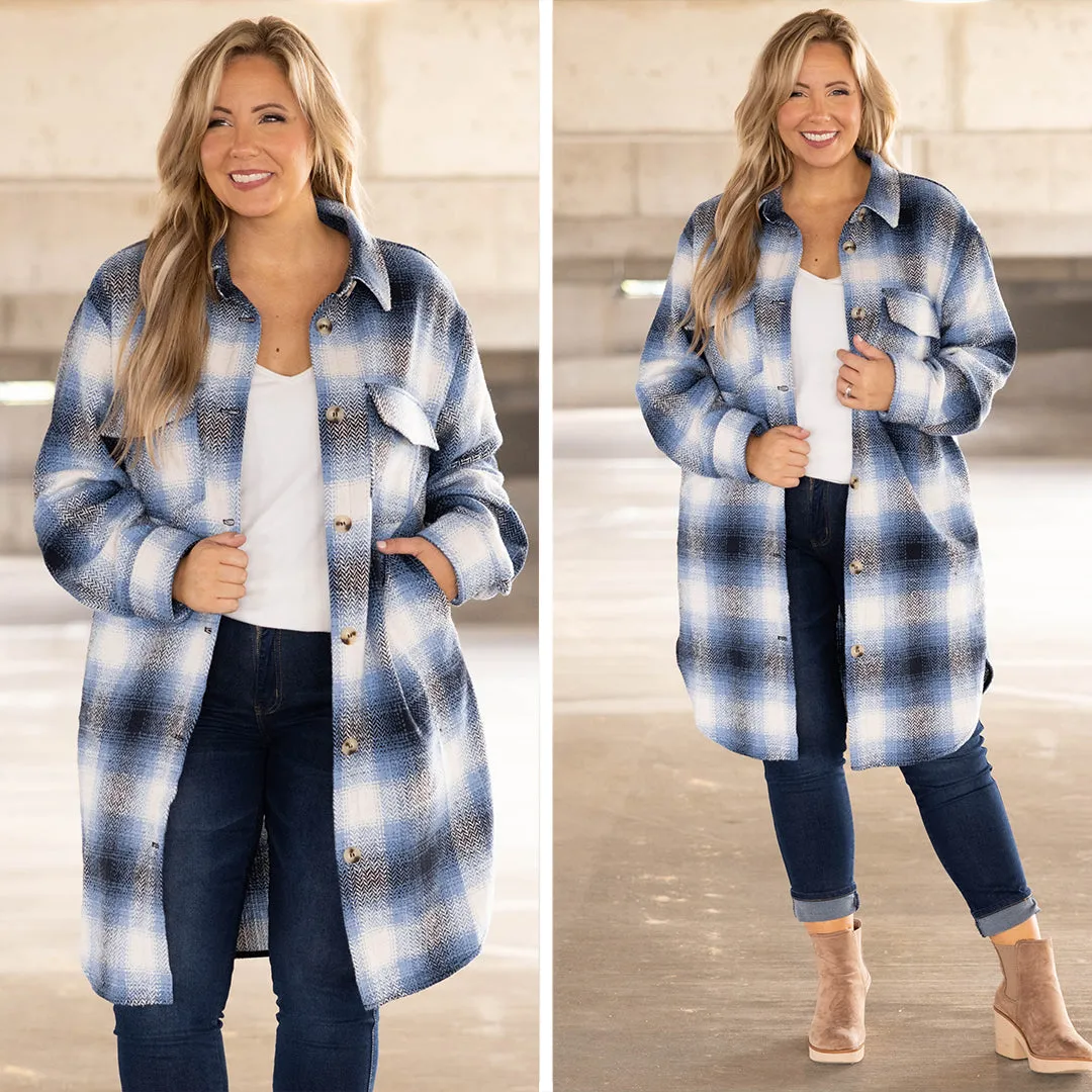 Outdoor Nights Coat, Blue