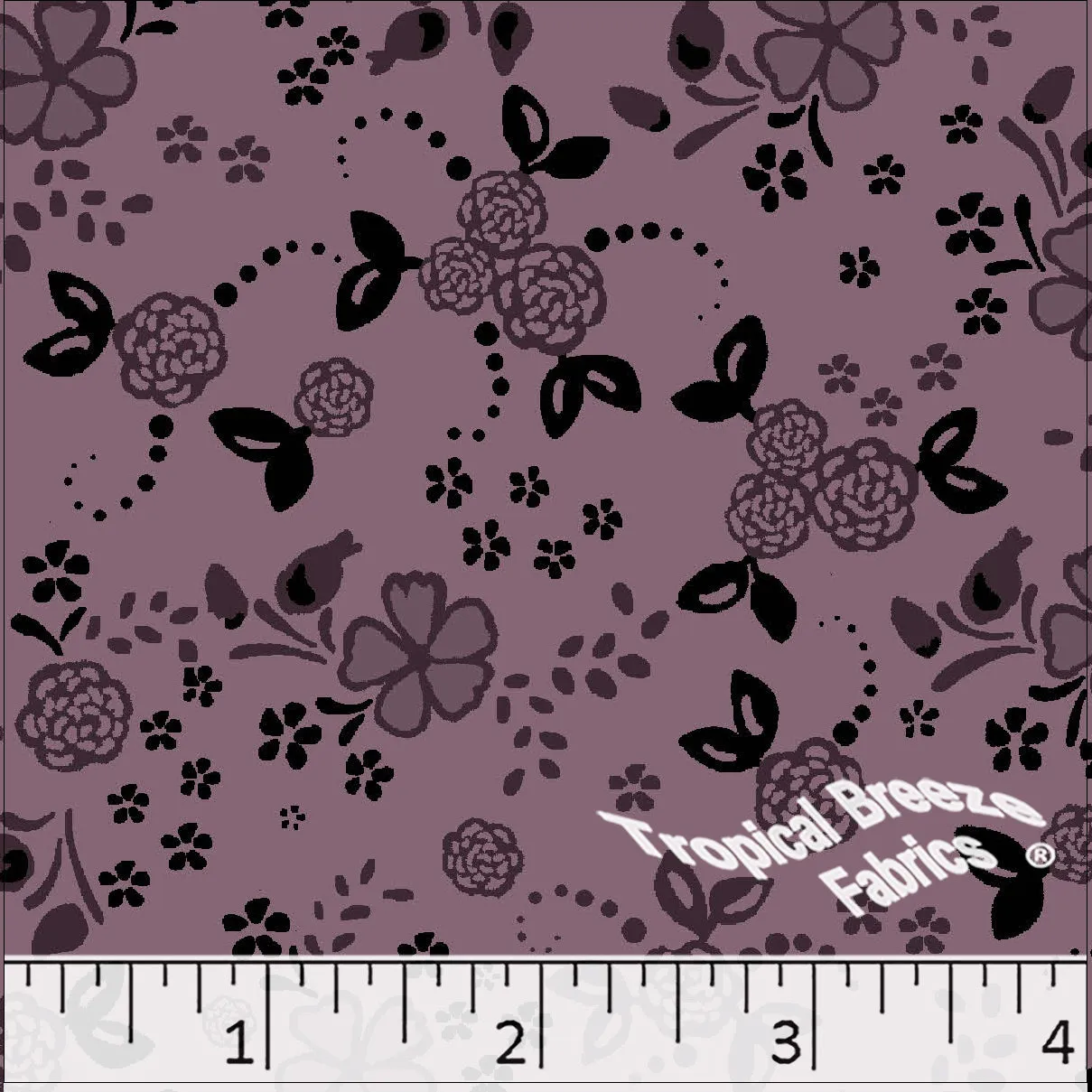 Poly Cotton Flower Garden Dress Fabric 5815