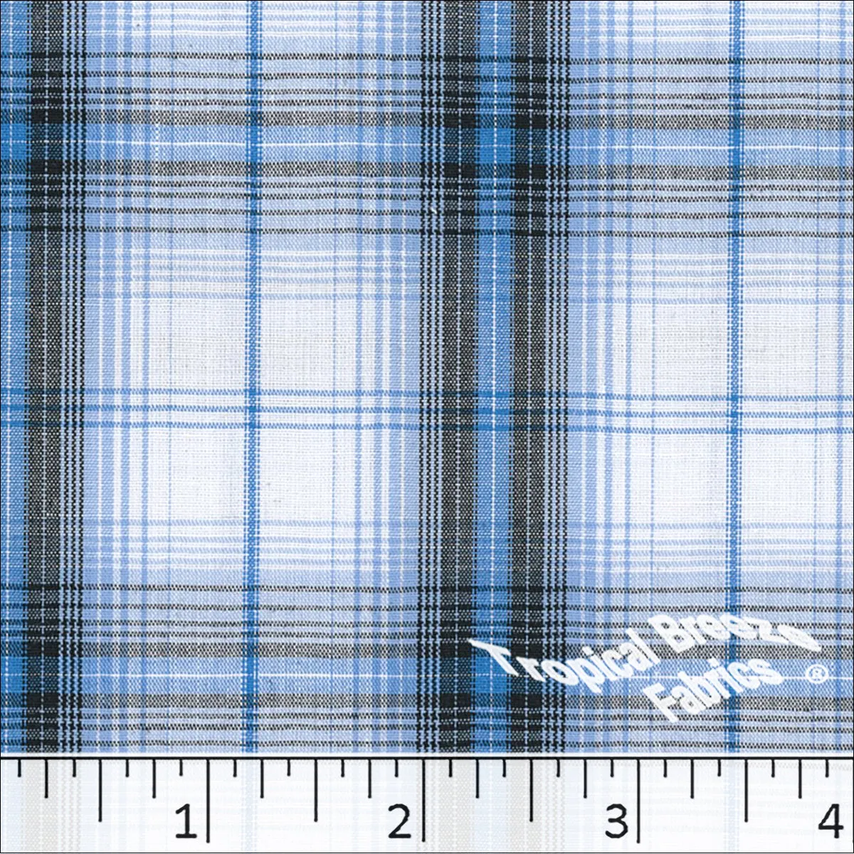 Poly Cotton Yarn Dye Plaid Fabric 0733