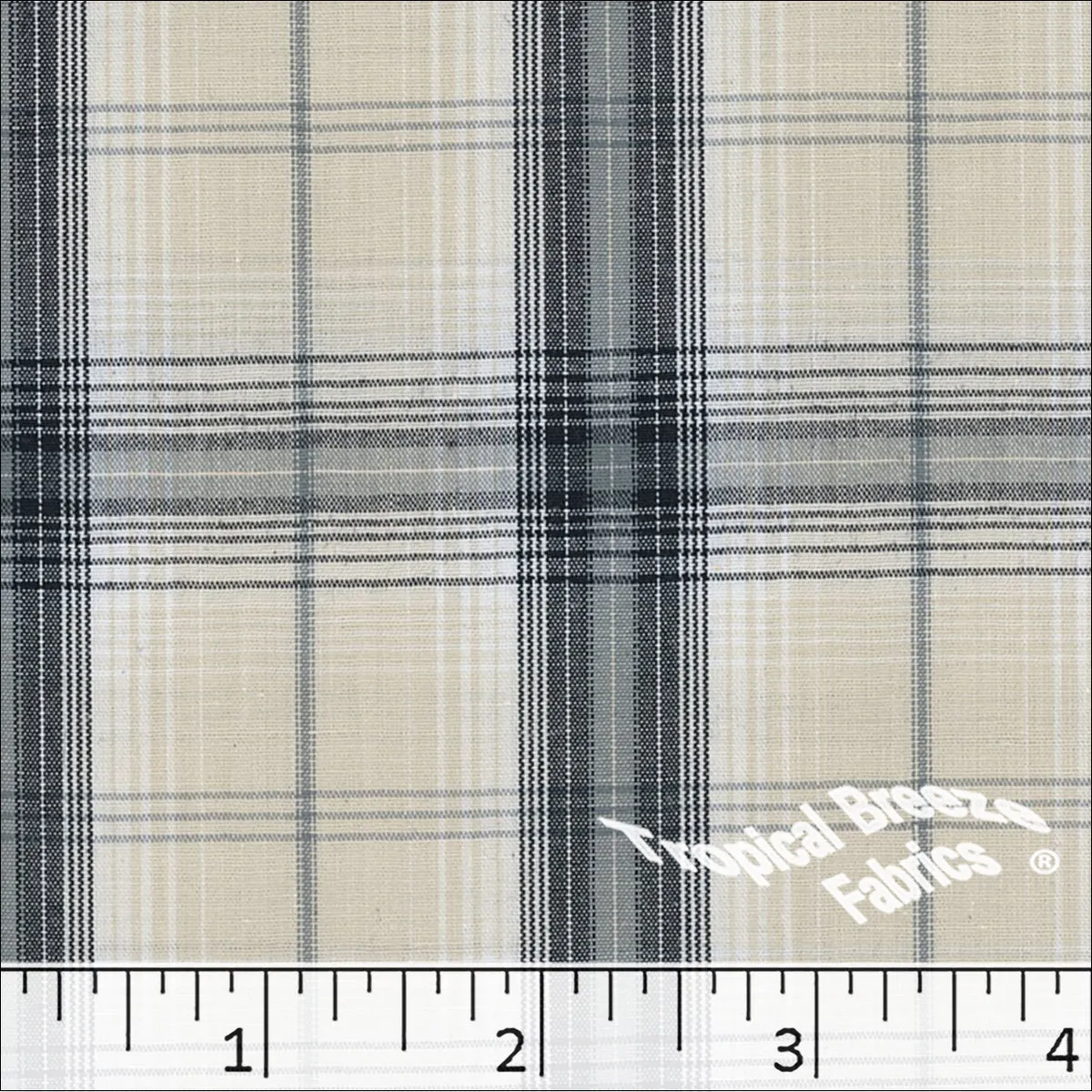 Poly Cotton Yarn Dye Plaid Fabric 0733