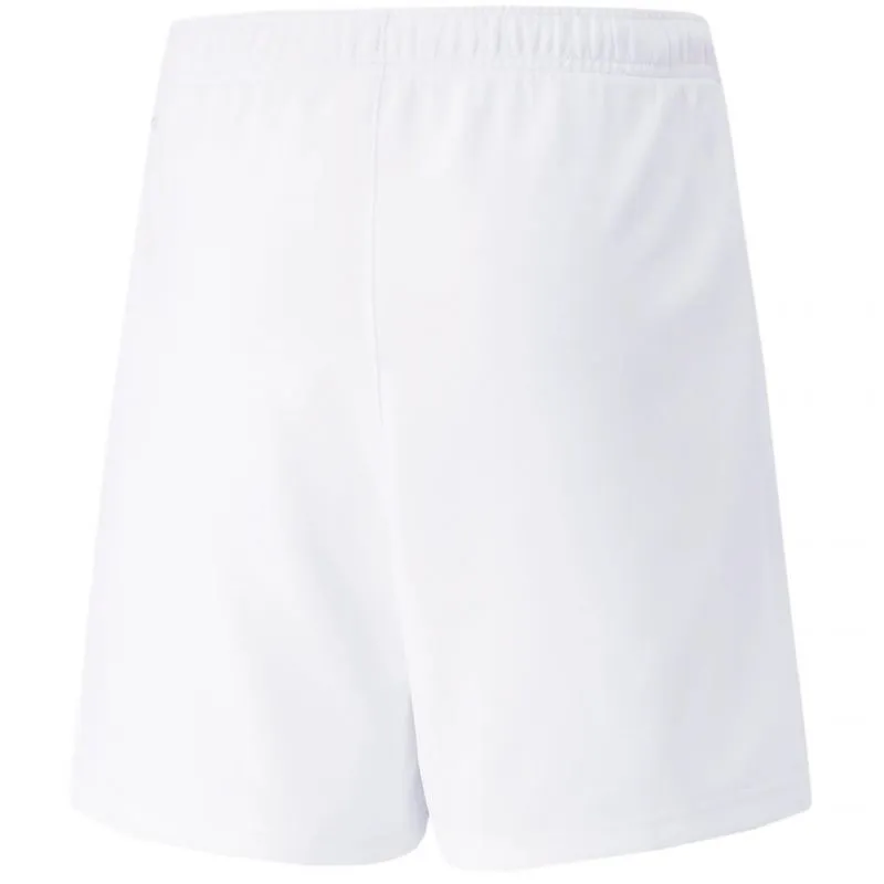 Puma Youth teamRISE Quick-Dry Football Shorts - White Performance Gear