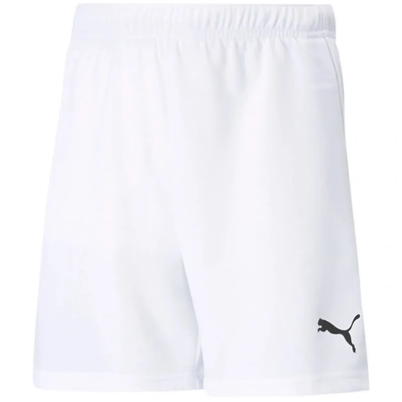 Puma Youth teamRISE Quick-Dry Football Shorts - White Performance Gear