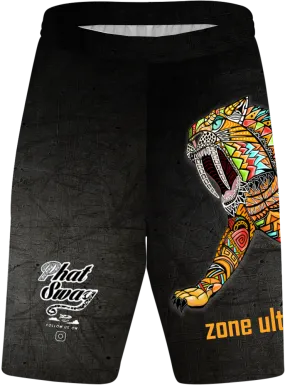 Saber Cat Black Shorts