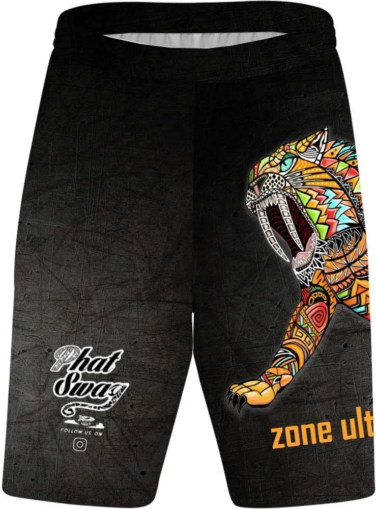 Saber Cat Black Shorts