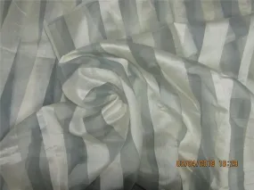 silk organza checks ivory x blue color 44&quot;width