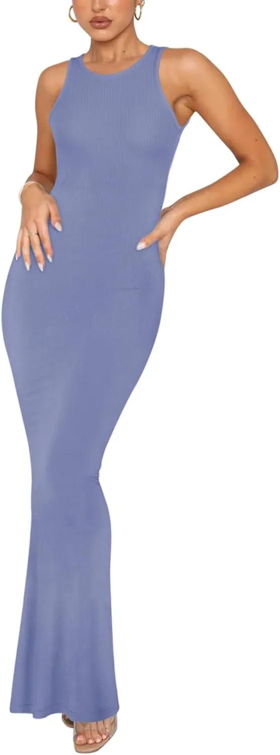 Simple Grace Sleeveless Mermaid Dress