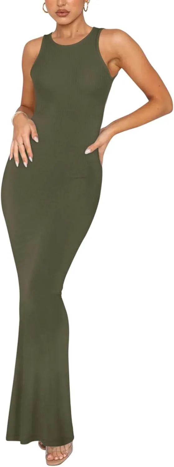 Simple Grace Sleeveless Mermaid Dress