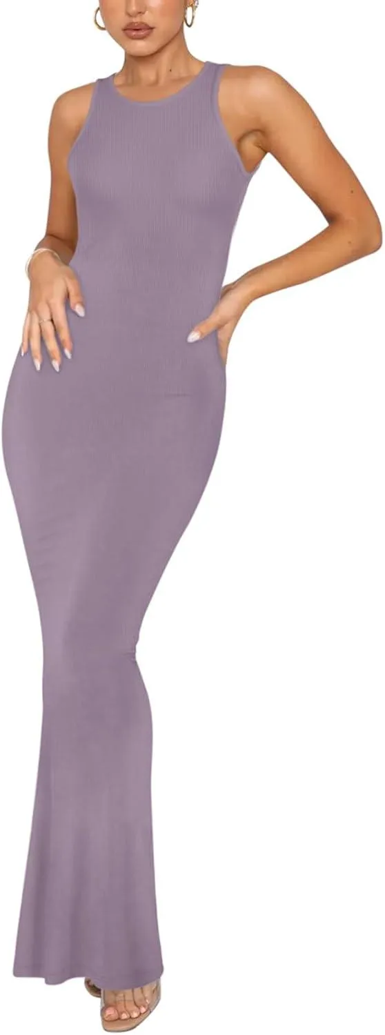 Simple Grace Sleeveless Mermaid Dress
