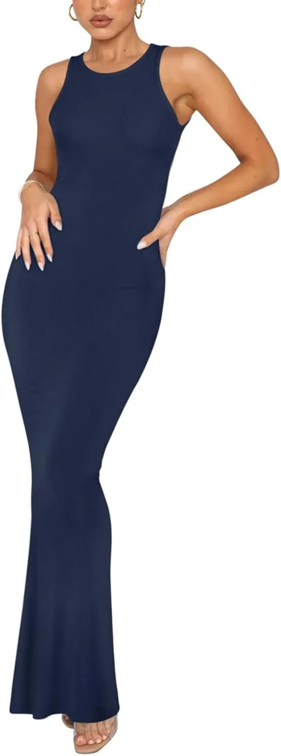 Simple Grace Sleeveless Mermaid Dress