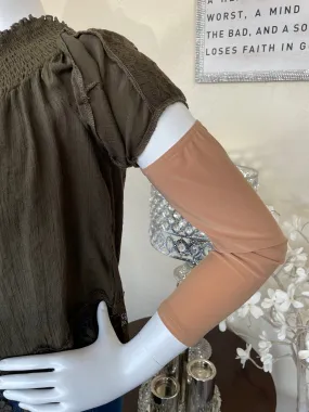 Sleeve Extensions - Taupe.1