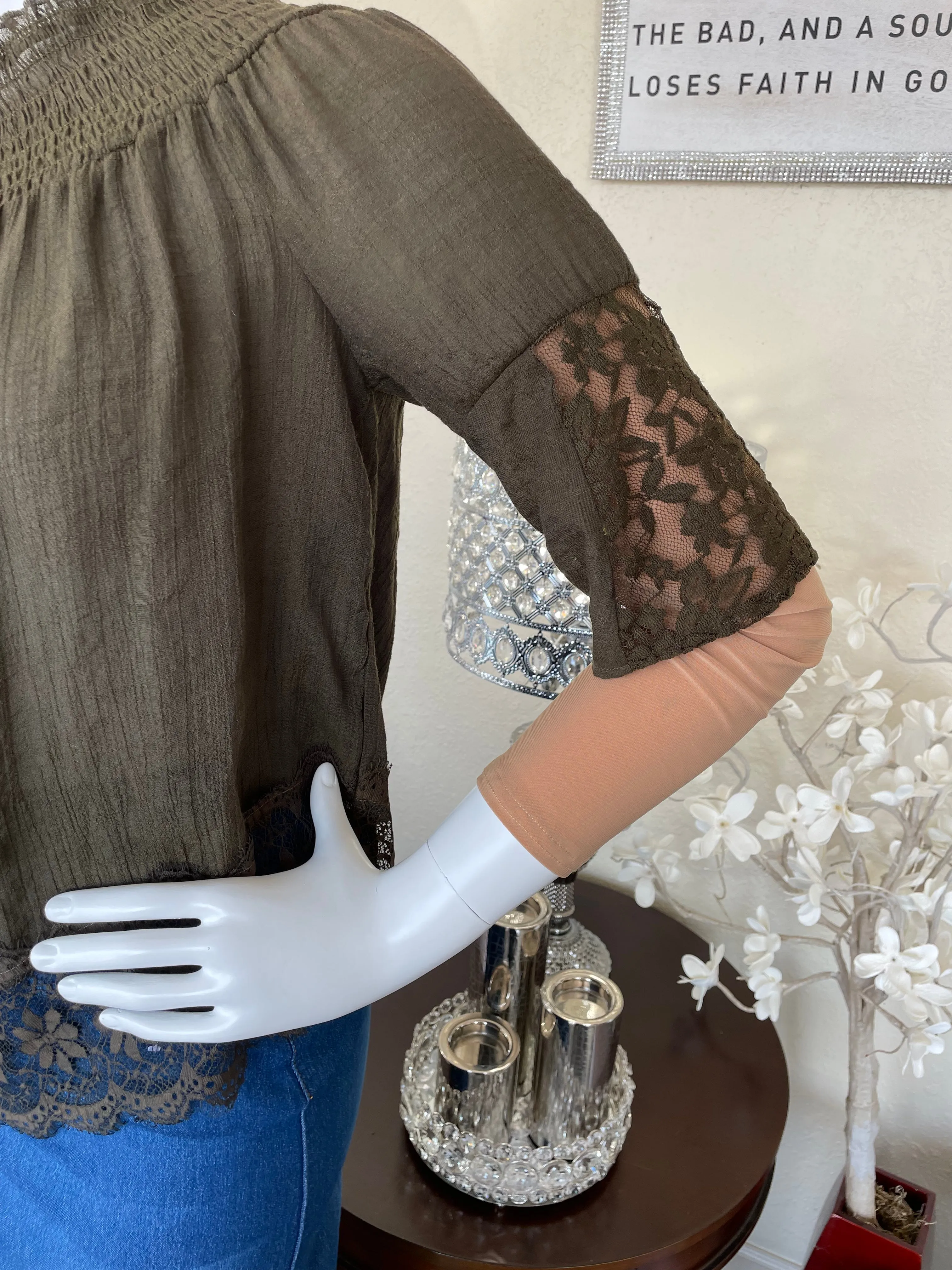 Sleeve Extensions - Taupe.1