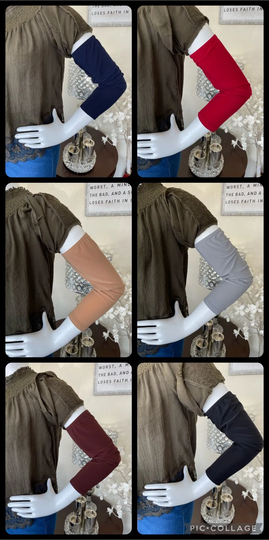 Sleeve Extensions - Taupe.1