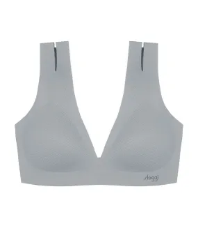 Sloggi Zero Feel Flow Bralette Stone Gray