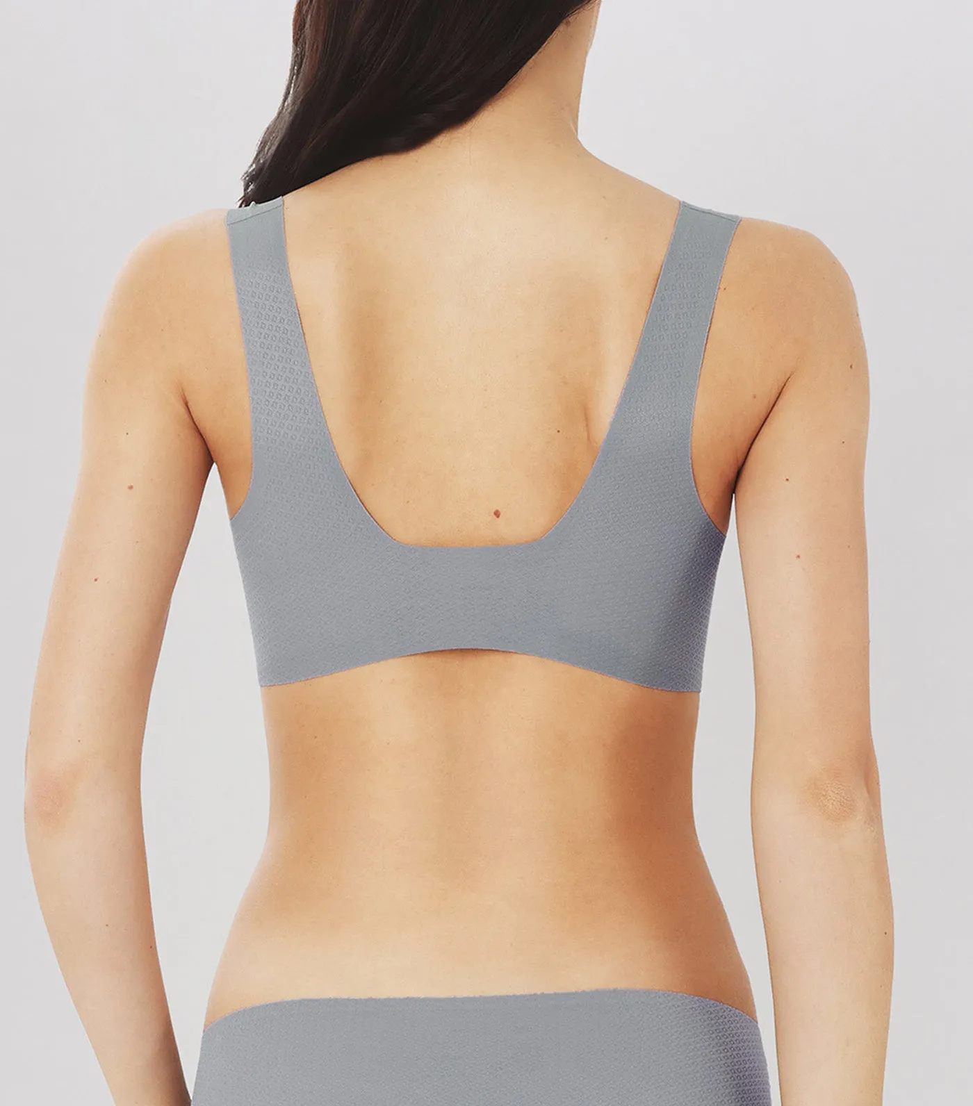 Sloggi Zero Feel Flow Bralette Stone Gray
