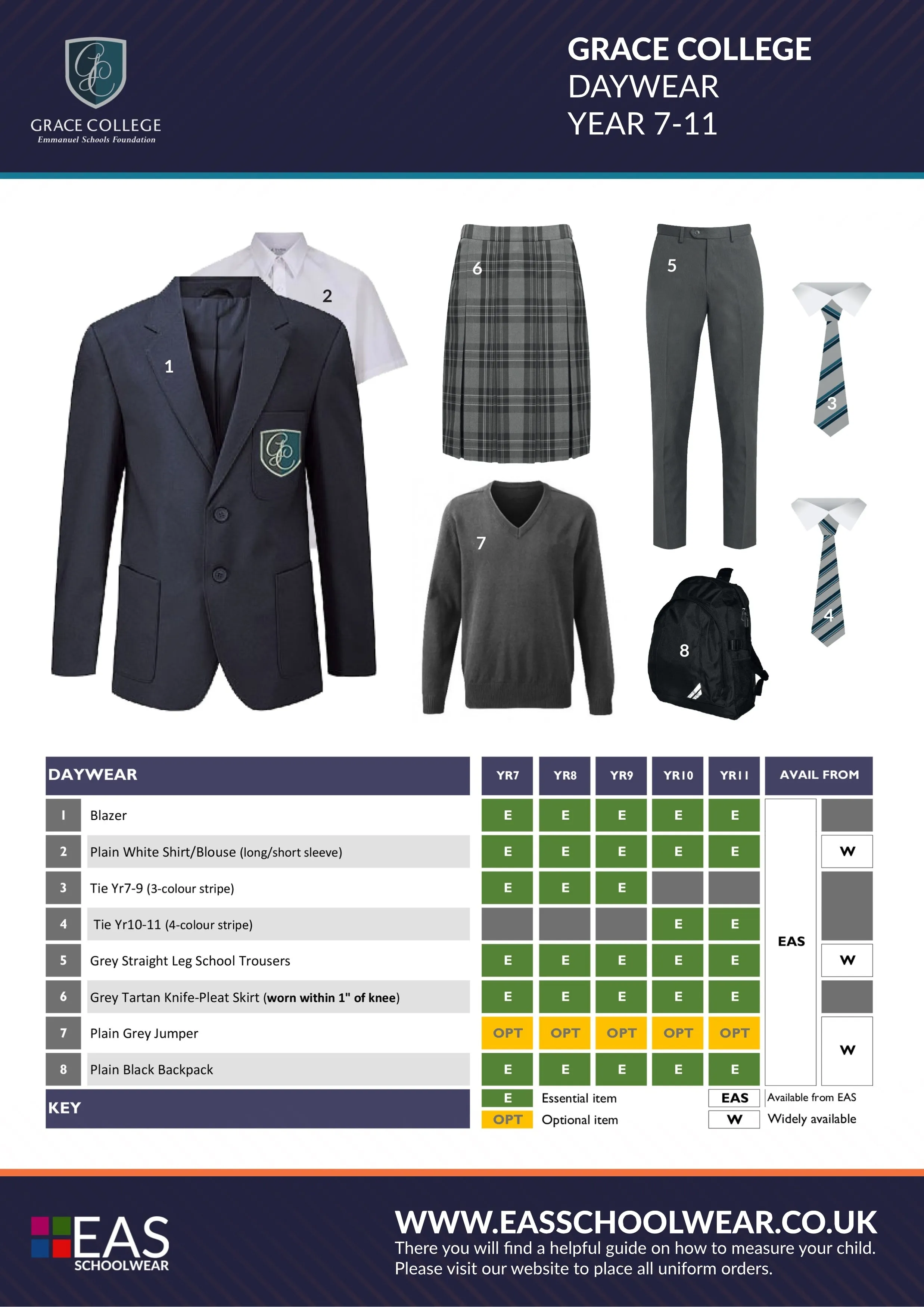 Tartan Girls Fit Skirt